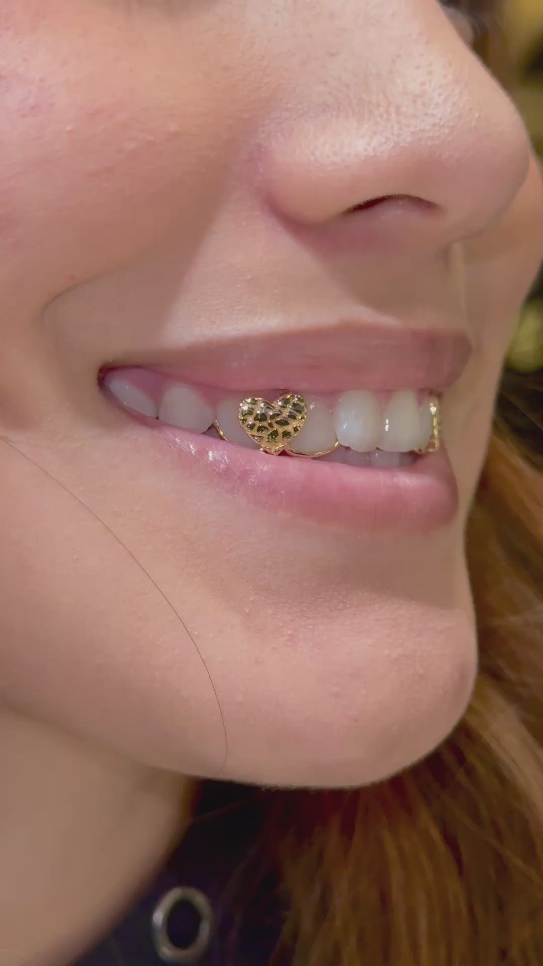 10k Custom Heart Nugget Grillz