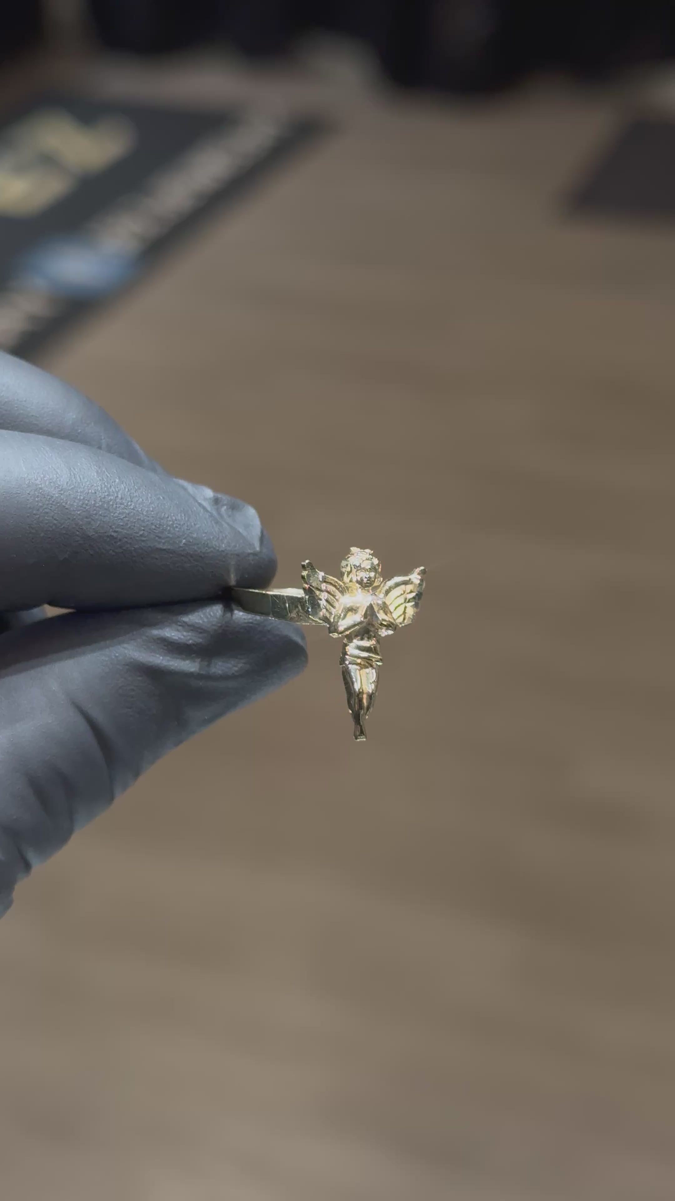 10k 3D Angel Ring