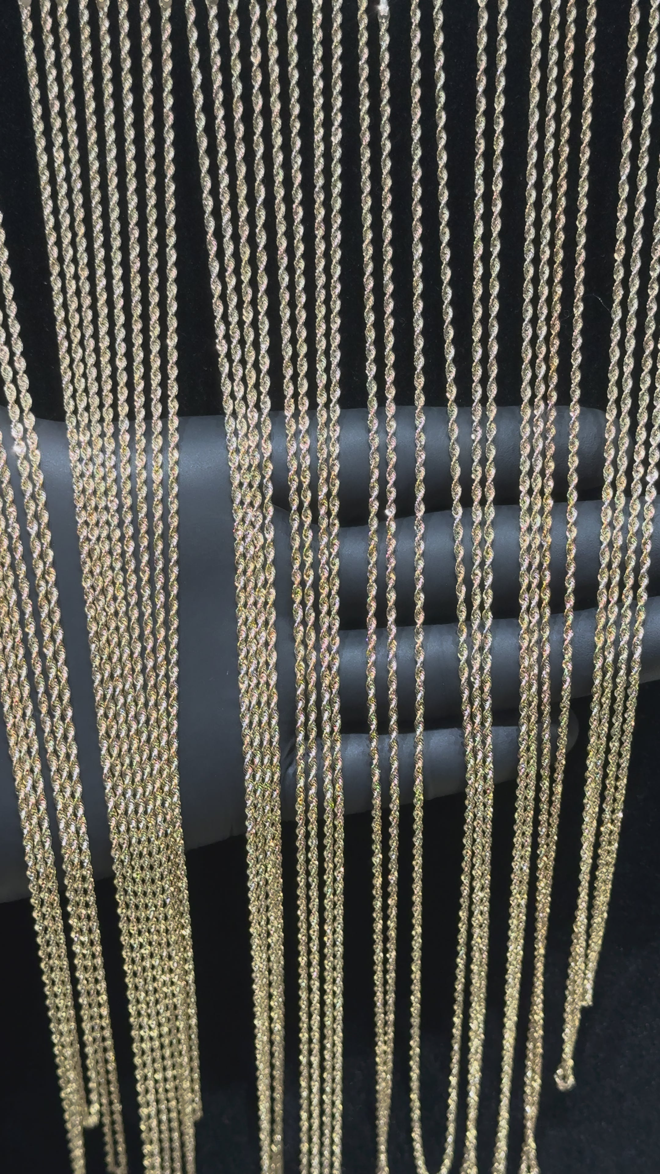 10k 1.9mm Laser Cut Rope Chain