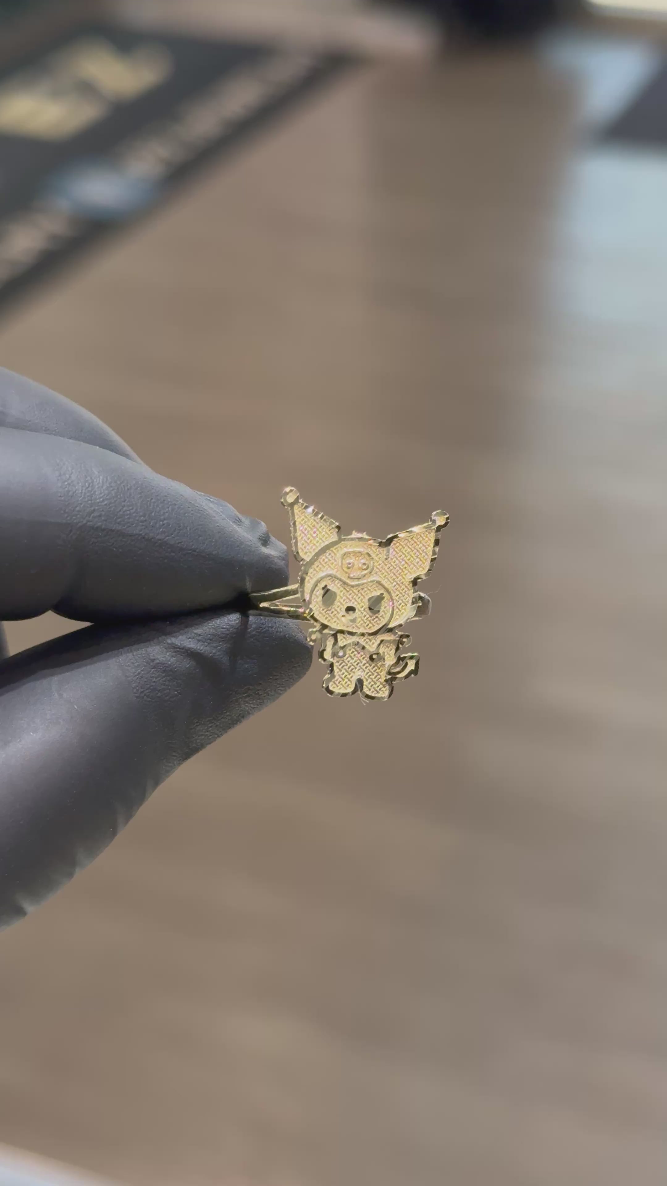 10k Small Kuromi Ring