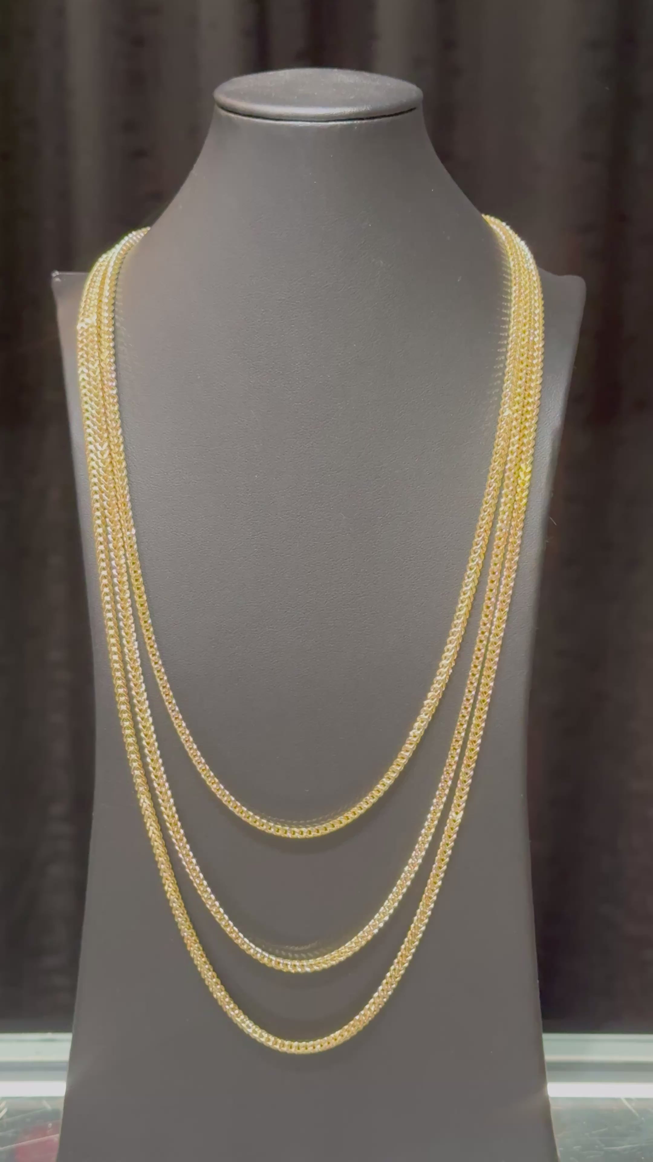 10k 3mm Franco Chain