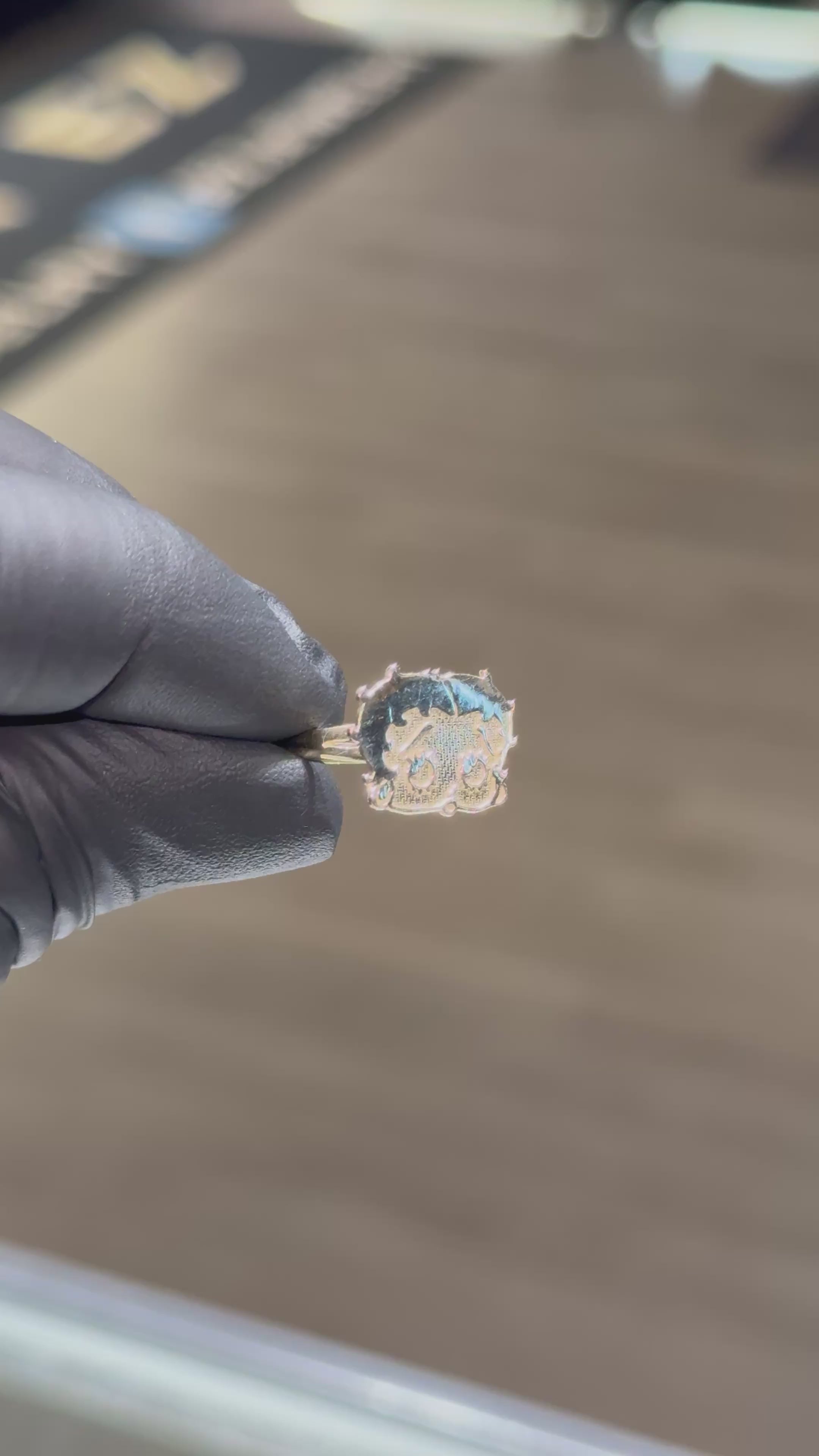 Load video: 10k Medium Betty Boop Ring