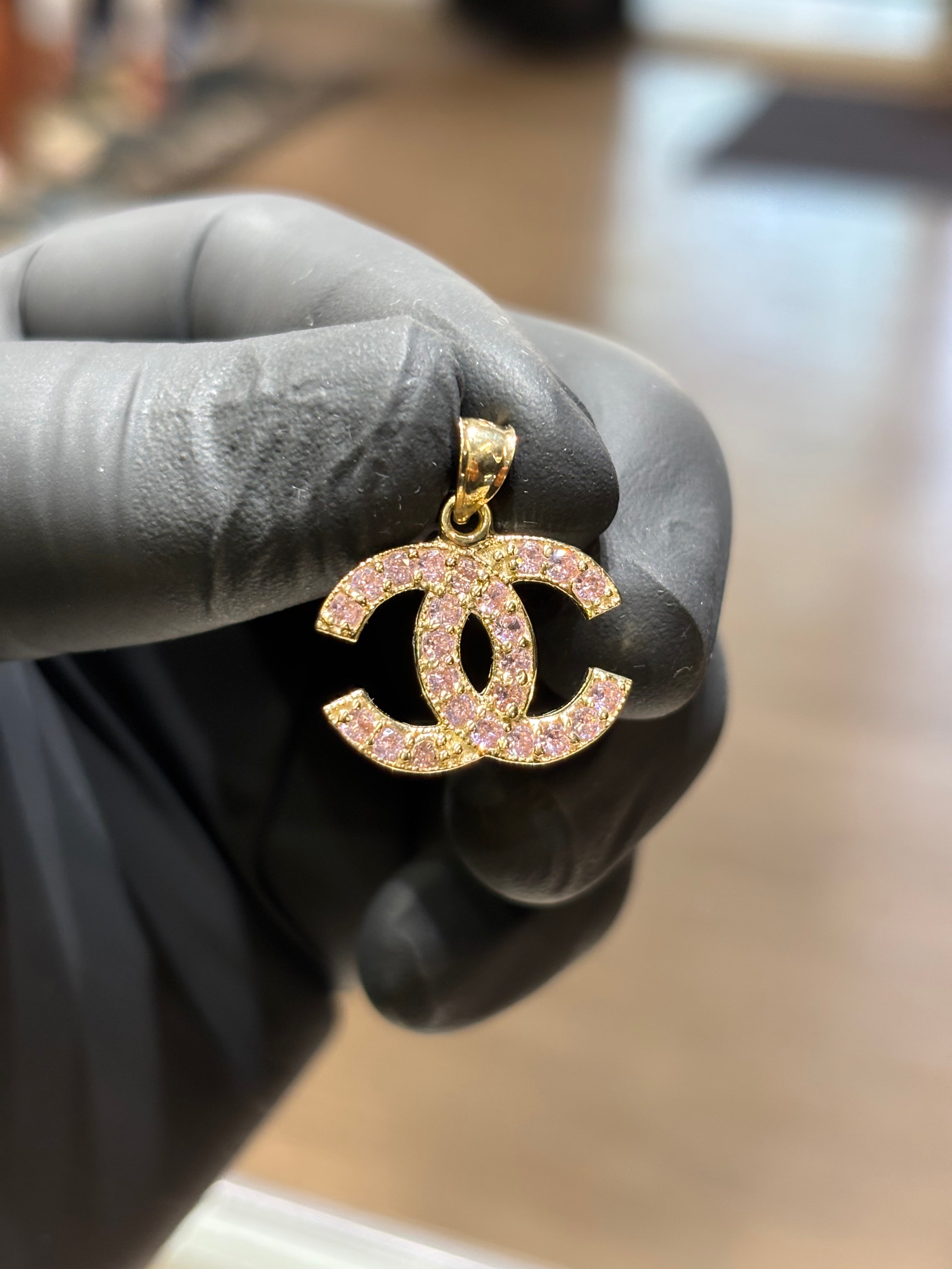 10k Chanel Pendant