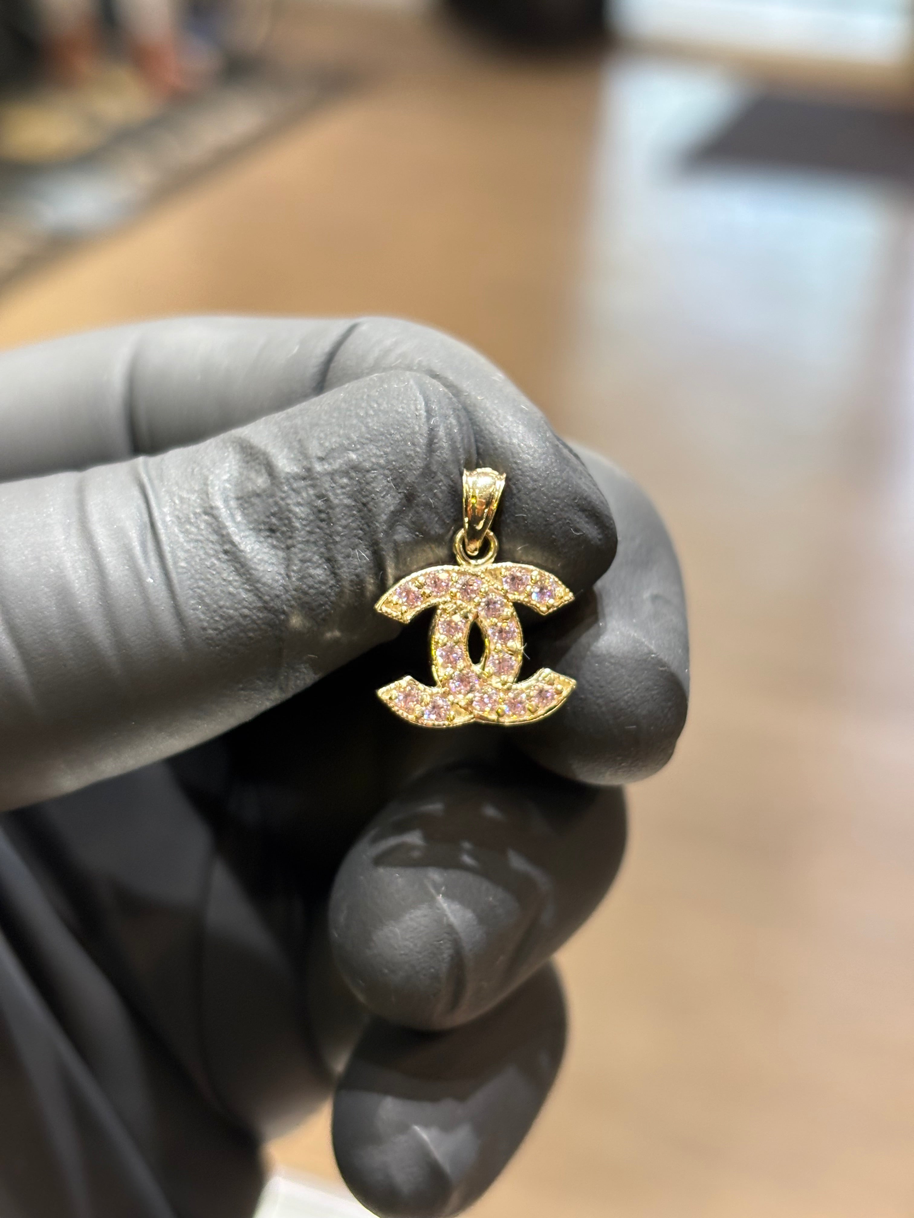 10k Chanel Pendant