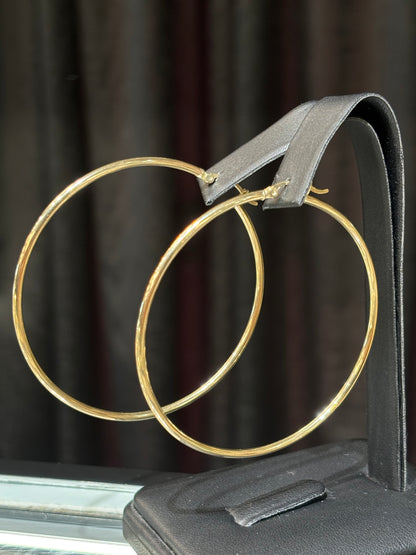10k Plain Hoops