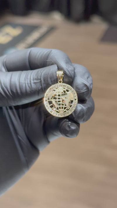10k "The World Is Yours" Pendant