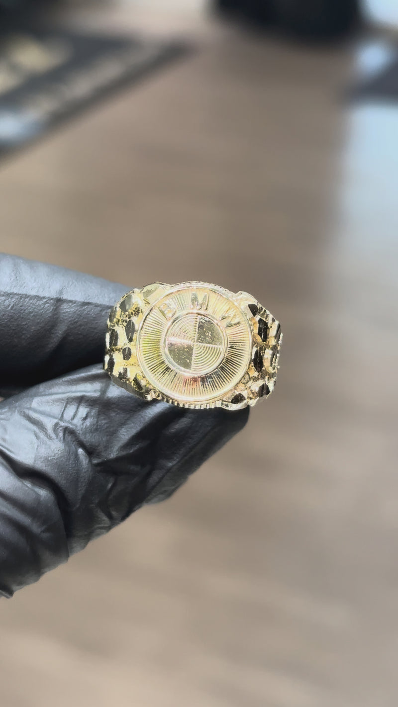 10k Large Nugget BMW Ring