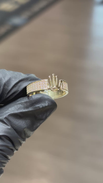 10k Designer Band Ring