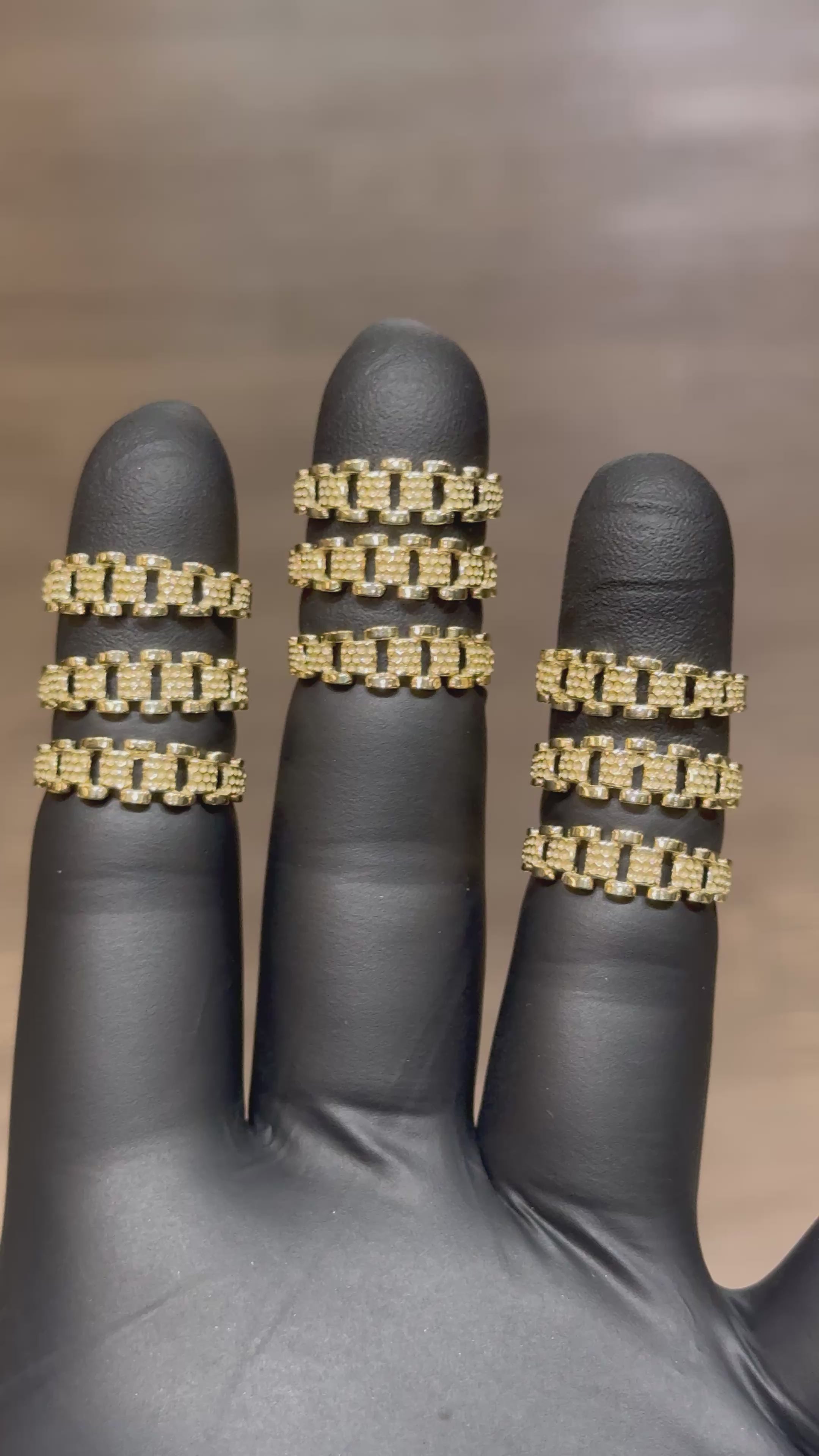 Load video: 10k Rolex Band Ring