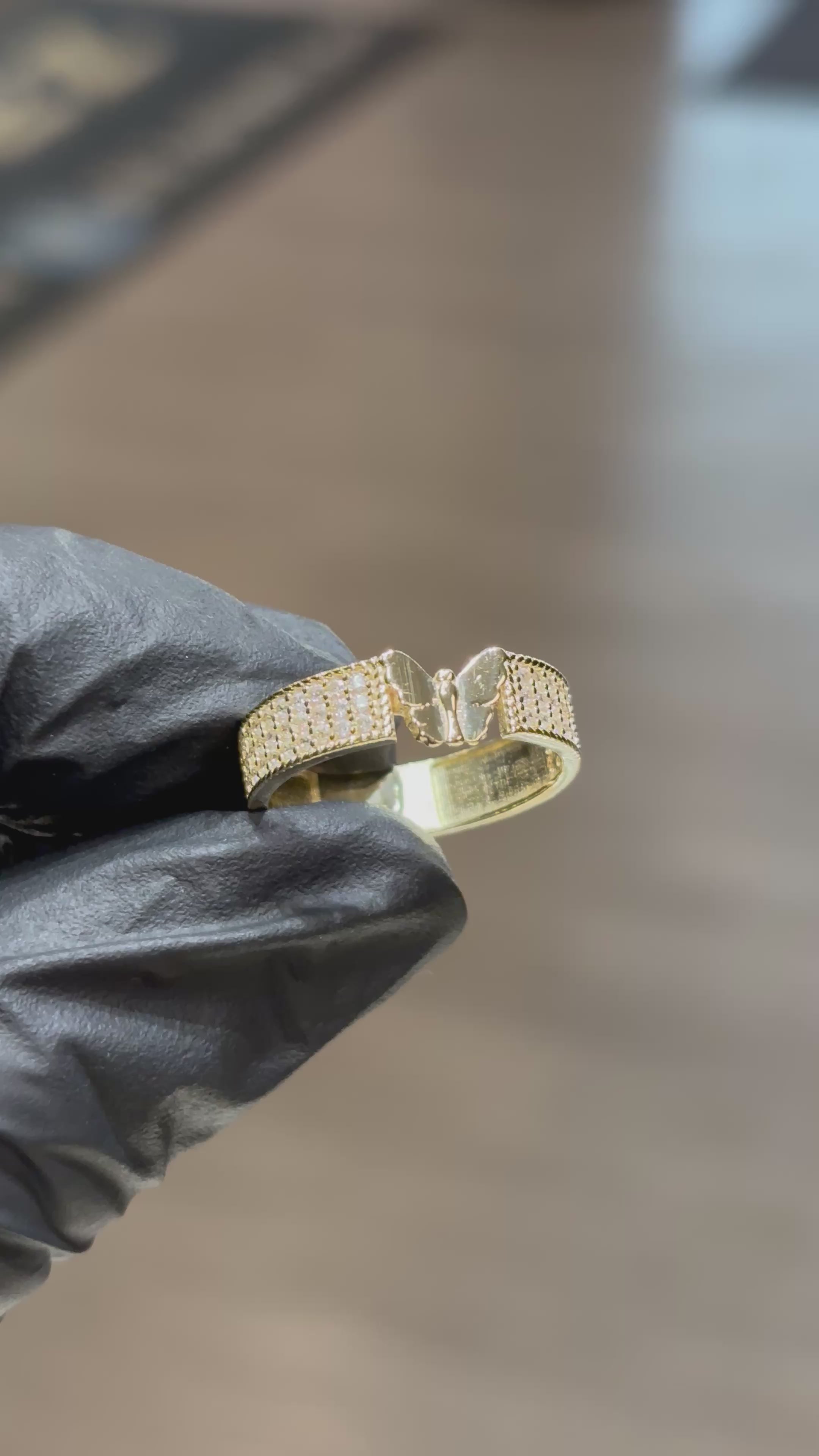10k Designer Band Ring