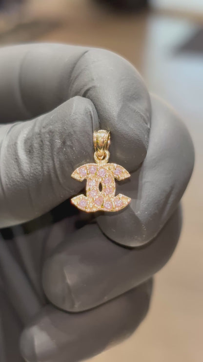 10k Chanel Pendant