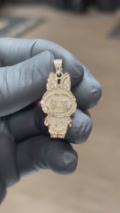 10k Labubu Pendant