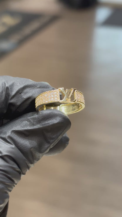 10k Designer Band Ring