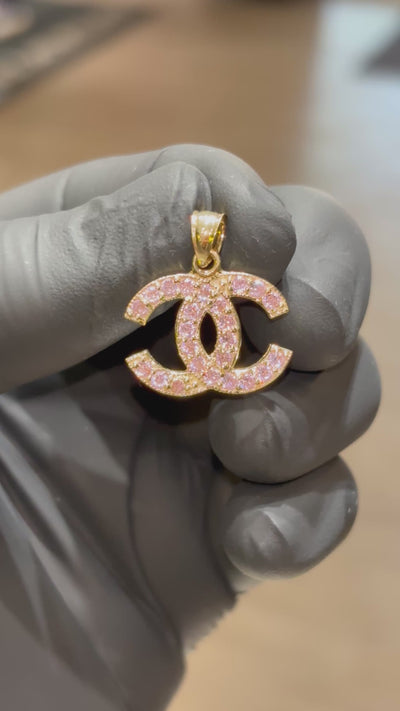 10k Chanel Pendant