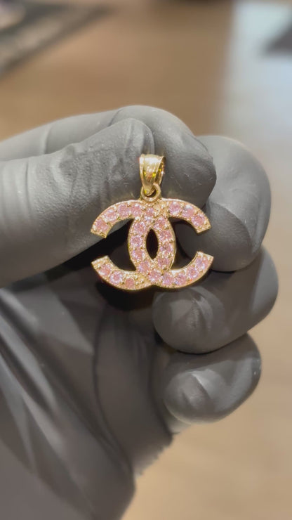 10k Chanel Pendant