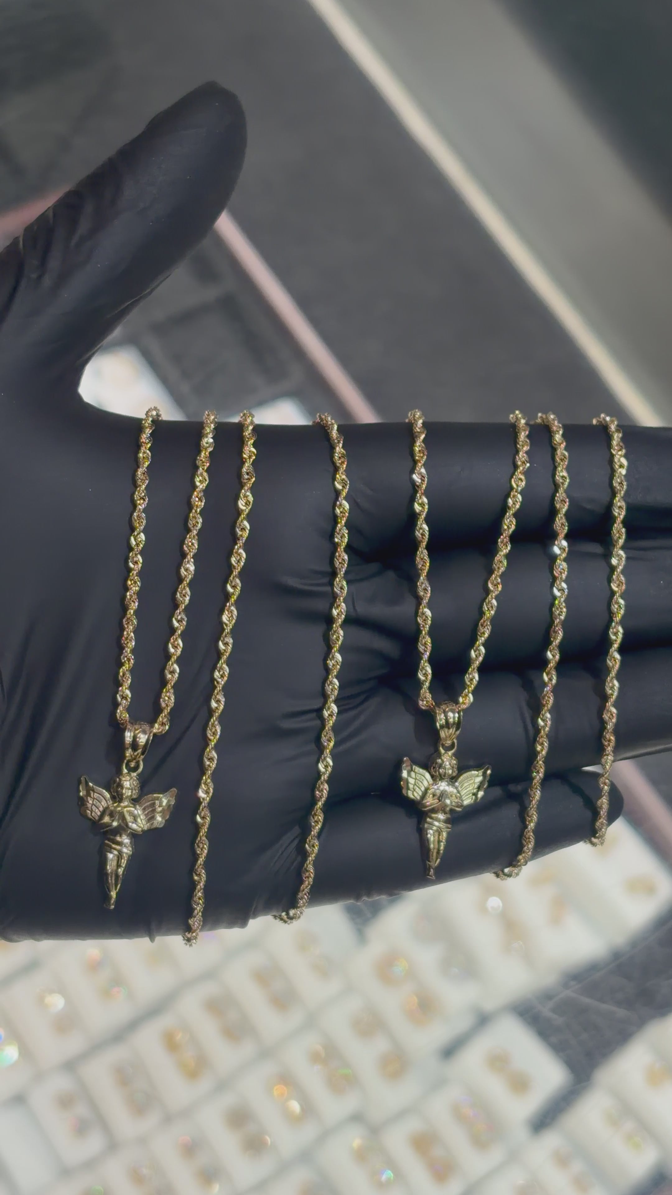 10k Small Angel Chain Set