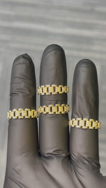 10k Rolex Band Ring