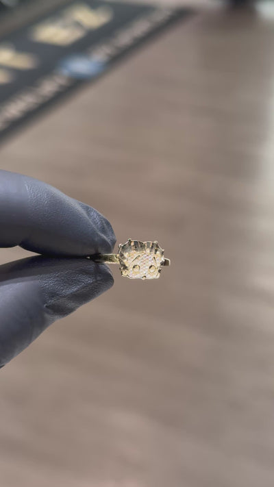 10k Mini Betty Boop Ring