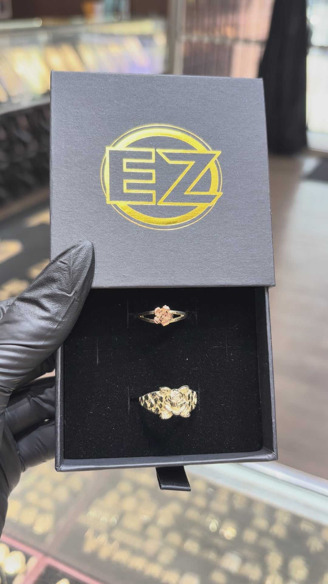 10k His & Hers Rose Ring Set