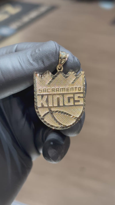 10k Sacramento Kings Pendants