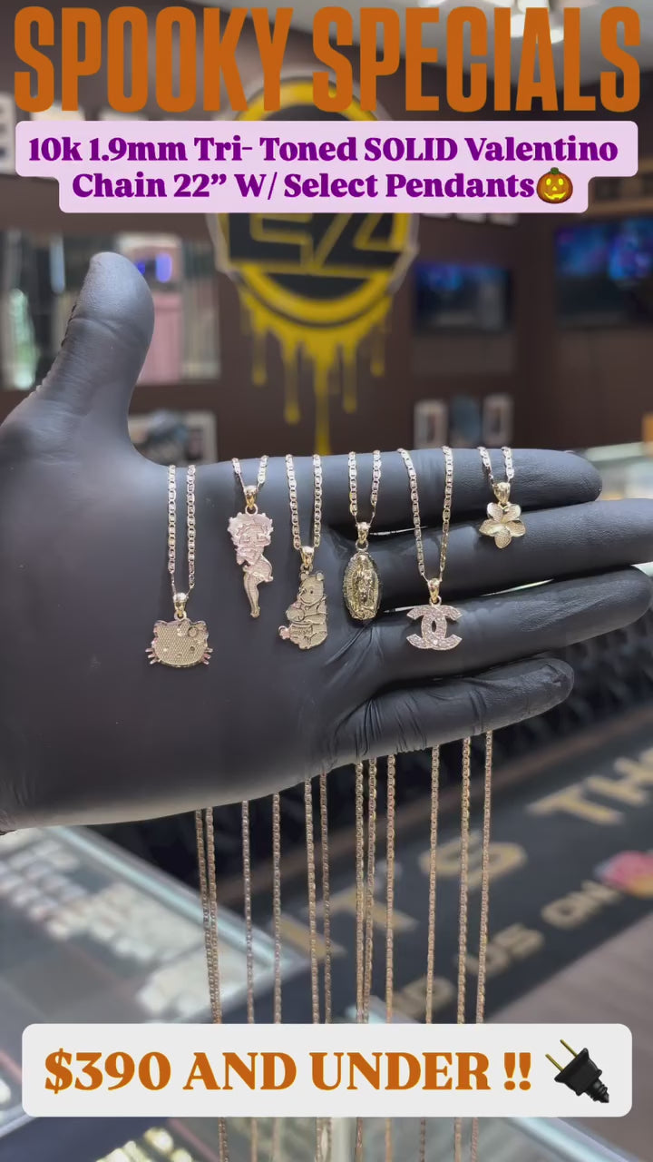 10k 1.9mm Valentino Chain Sets
