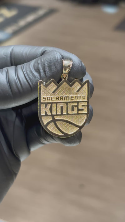 10k Sacramento Kings Pendants