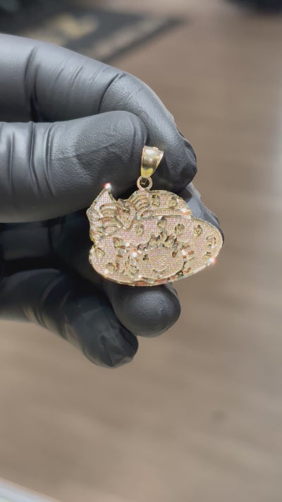 10k Strawberry Shortcake Pendant